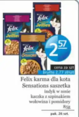 Specjał Felix karma dla kota Sensations saszetka oferta