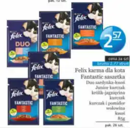 Specjał Felix karma dla kota Fantastic saszetka oferta