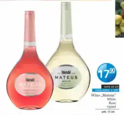 Specjał Wino Mateus White Rose oferta
