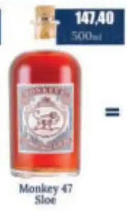 Specjał Monkey 47 Sloe oferta