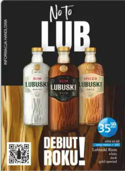 Specjał Rum Lubuski white dark gold spiced oferta