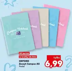 Kaufland OXFORD Zeszyt Campus A5 oferta
