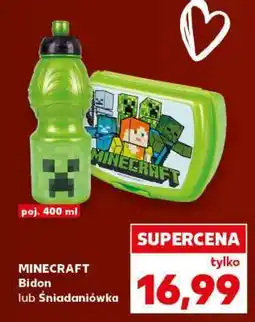 Kaufland MINECRAFT Bidon lub Śniadaniówka oferta