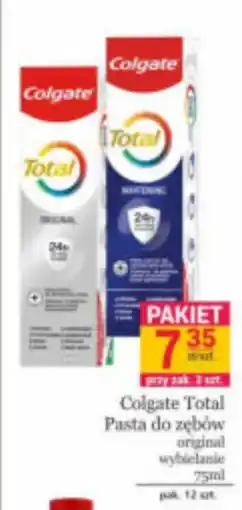 Specjał Colgate Total Pasta do zębów original wybielanie oferta