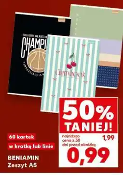 Kaufland BENIAMIN Zeszyt A5 oferta