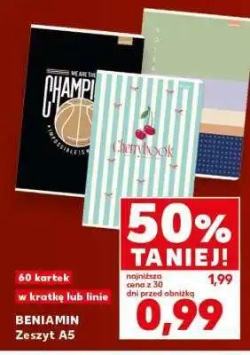 Kaufland BENIAMIN Zeszyt A5 oferta