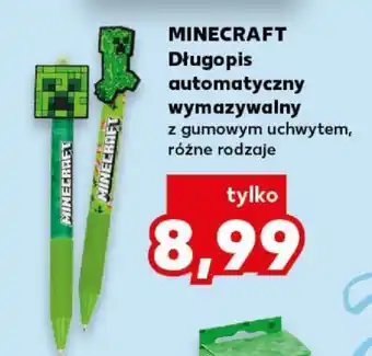Kaufland MINECRAFT Długopis automatyczny wymazywalny oferta