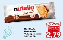 Kaufland NUTELLA Herbatniki oferta