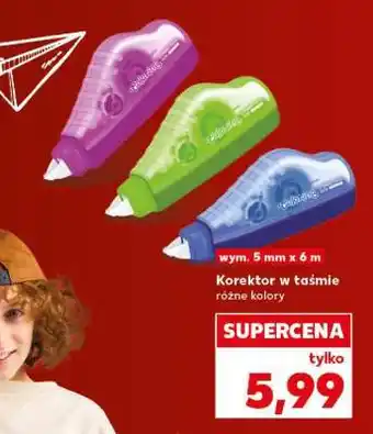 Kaufland Korektor w taśmie oferta