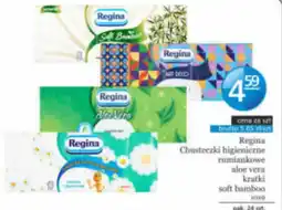 Specjał Regina Chusteczki higieniczne rumiankowe aloe vera kratki soft bamboo oferta