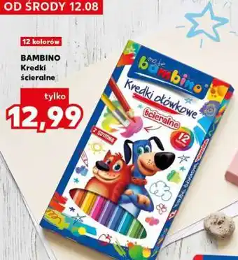 Kaufland BAMBINO Kredki ścieralne oferta