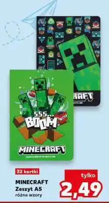 Kaufland MINECRAFT Zeszyt A5 oferta