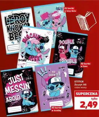 Kaufland STITCH Zeszyt A5 oferta