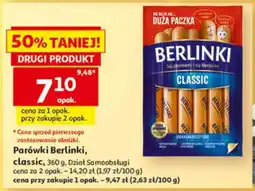 Auchan Parówki BERLINKI oferta