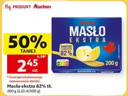 Auchan Masło ekstra 82% tł oferta
