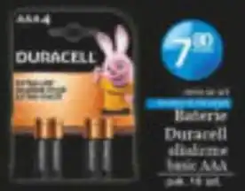 Specjał Baterie Duracell alkaliczne basic AAA oferta