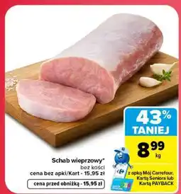 Carrefour Schab wieprzowy oferta