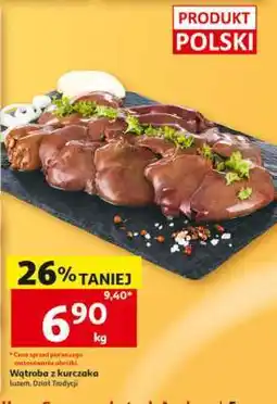 Auchan Wątroba z kurczaka oferta
