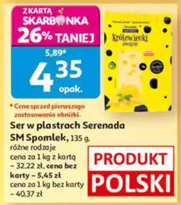 Auchan Ser w plastrach Serenada SM Spomlek oferta