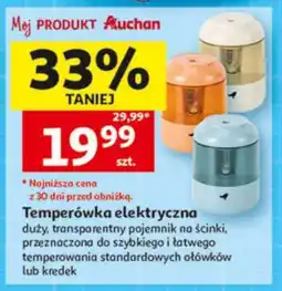 Auchan Temperówka elektryczna oferta