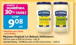 Auchan Majonez Original lub Babuni, Hellmann's oferta