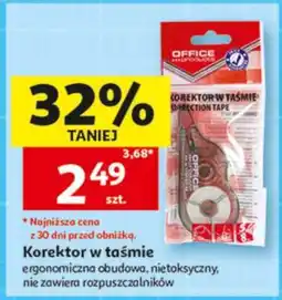 Auchan Korektor w taśmie oferta