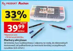 Auchan Markery akrylowe oferta
