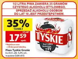 Auchan Piwo TYSKIE GRONIE oferta