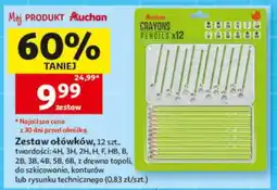 Auchan Zestaw ołówków oferta