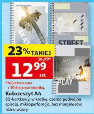 Auchan Kołozeszyt A4 oferta