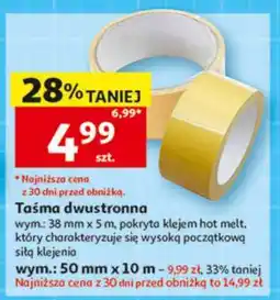 Auchan Taśma dwustronna oferta