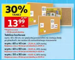 Auchan Tablica korkowa oferta