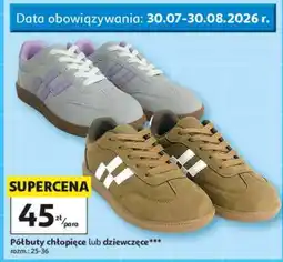 Auchan Półbuty chłopięce lub dziewczęce oferta