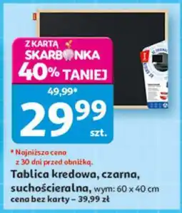 Auchan Tablica kredowa oferta
