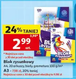 Auchan Blok rysunkowy oferta