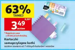 Auchan Karteczki samoprzylepne kotki oferta