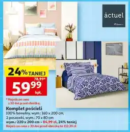 Auchan Komplet pościeli oferta