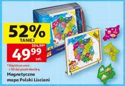Auchan Magnetyczna mapa Polski Lisciani oferta