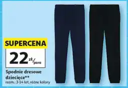 Auchan Spodnie dresowe dziecięce oferta