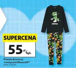 Auchan Piżama dziecięca z motywem Minecraft oferta