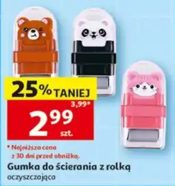 Auchan Gumka do ściernia z rolką oczyszczająca oferta