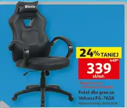 Auchan Fotel dla gracza oferta