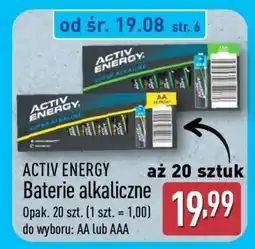 ALDI ACTIV ENERGY Baterie alkaliczne oferta
