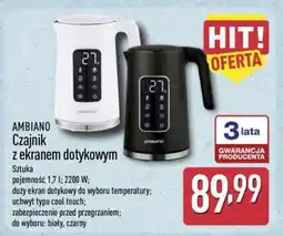 ALDI AMBIANO Czajnik z ekranem dotykowym oferta