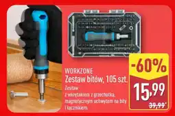 ALDI WORKZONE Zestaw bitów, 105 szt oferta