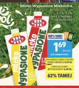 Delikatesy Centrum Mleko Wypasione Mlekovita oferta