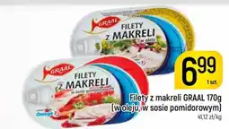 Delikatesy Piotruś Pan Filety z makreli GRAAL w sosie pomidorowym oferta