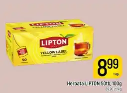 Delikatesy Piotruś Pan Herbata LIPTON Yellow Label oferta