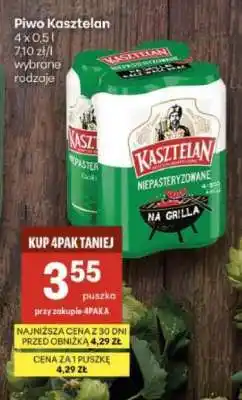 Delikatesy Centrum Piwo** KASZTELAN oferta