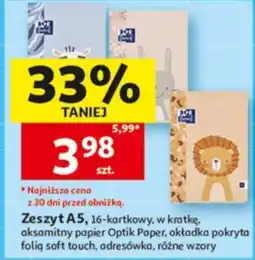 Auchan Zeszyt A5 oferta